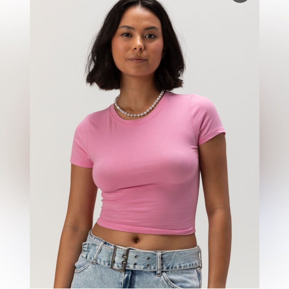 Tilly's Pink Crop Top